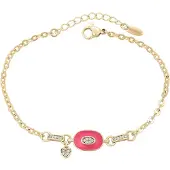 NAEMI Bracelet or / rose