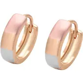 Gaya Boucles d'oreilles or rose / rose / argent