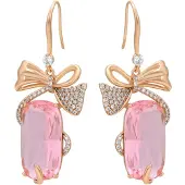 Faina Boucles d'oreilles or / rose / transparent