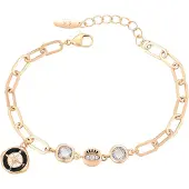 Gaya Bracelet or / noir
