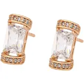 Gaya Boucles d'oreilles or / transparent