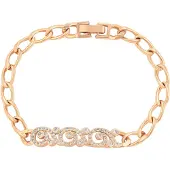 Faina Bracelet or rose / transparent