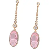 NAEMI Boucles d'oreilles or / rose
