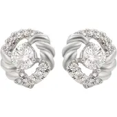 NAEMI Boucles d'oreilles argent / transparent