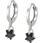 NAEMI Boucles d'oreilles noir / argent