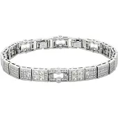 NAEMI Bracelet argent / transparent