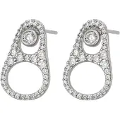 NAEMI Boucles d'oreilles argent / transparent