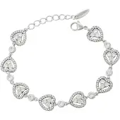 Faina Bracelet argent / transparent