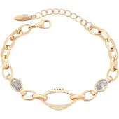 NAEMI Bracelet or / transparent