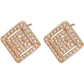 Gaya Boucles d'oreilles or / blanc