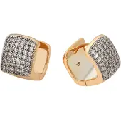 Gaya Boucles d'oreilles or / blanc