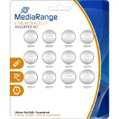 MediaRange Batterie Bouton Set Lithium 12pcs.