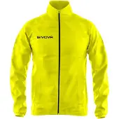 Givova Veste coupe-vent Rain Master noire L pour hommes et femmes, noire L