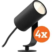 Philips Hue Lily Kit de Démarrage White and Color Spot à Planter Lot de 4