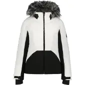 Icepeak - Doudoune de ski/snowboard stretch - Eveleth W Blanc Optique pour Femme - Taille 38 FR