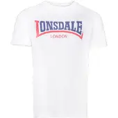 Lonsdale T-Shirt 'Two Tone' bleu / rouge / blanc