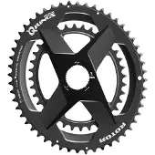Rotor 2x Dm Oval Chainring Argenté 50/34t
