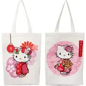 Sakami Merchandise Torebka Tote Sanrio Hello Kitty w Stylu Kimono - Wysoka Jako