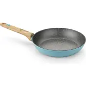 BRA Foodie A122218, poêle ronde, universelle, noire, Whitford QuanTanium, aluminium, acier, céramique, gaz, halogène, induction