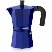 Monix 901532374 Cafetière italienne 6 tasses Bleu One Size / EU Plug Bleu One Size