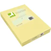 Q-CONNECT Papier couleur multifonction A4 80g/m2 unicolore jaune - Ramette 500 feuilles