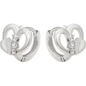 BRAELYN Boucles d'oreilles argent / transparent