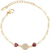 NAEMI Bracelet rouge / rouge rubis