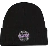 Pica Pica Bonnet 'Disco Mundo' violet / noir / blanc