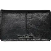 Claudio ferrici Femmes, Portefeuille, Ferrici Old Leder Varianmonnee Schwarz, Noir