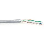 ACT CAT6 U/UTP PVC solid with pair splitter 100 m reel C6 U/UTP SOLID PVC GREY 100M (XS100H)