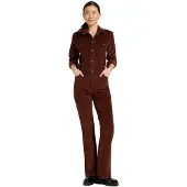 Lee Western Slim Fit Long Sleeve Jumpsuit Marron L Femme