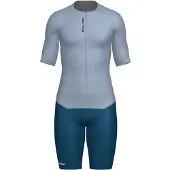 Santini Viper Short Sleeve Trisuit Bleu M Femme