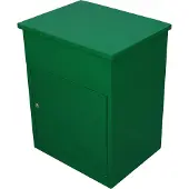 Monster Racking Boîte à Parcels Murale Vert 58 cm Sécurisée Large Colis Lettres 5 Clés INCLUS