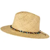 Ocean & Earth Breeze Raffa Cane Hat Beige M-L