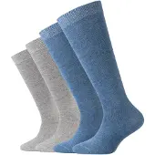 Camano Chaussettes bleu chiné / gris chiné