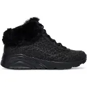 SKECHERS Baskets montantes enfant UNO LITE filles - Noir - 28