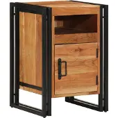 vidaXL Table de chevet 40x40x59 cm en bois massif d'acacia