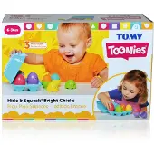 Tomy squeaky eggs bleu E73081