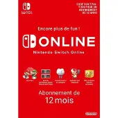 Code de téléchargement Switch Online : 12 mois d'abonnement