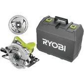 Ryobi Scie circulaire 1600W 66mm - 2 lames 48 dents RCS1600-K2B