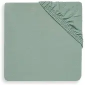 Jollein Drap-Housse Jollein Jersey Ash Green-60 x 120 cm