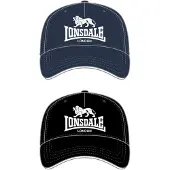 Lonsdale Casquette 'Wiltshire' marine / noir / blanc