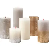 Bolsius Lot De 6 Bougies, Multicolore