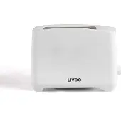 Livoo DOD162W - Grille-pain - 2 tranche - 2 Emplacements - blanc