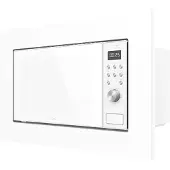 Cecotec Micro-ondes encastrable Digital GrandHeat 2000, blanc. 700W, intégrable, capacité 20 L, grill 900 W