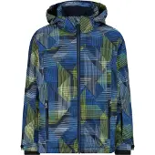 CMP Kid Jacket Snaps Hood Blue Royal-B.blue-Winter Sun 176