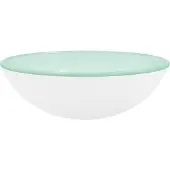 vidaXL Lavabo Verre trempé 42x14 cm Blanc
