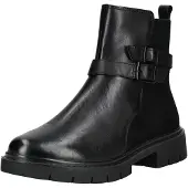 Tamaris Boots 'Enkellaarsjes Plat' noir
