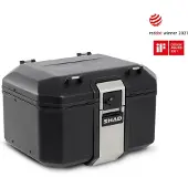 Shad Topcase Tr48 Terra 48L Alu Argenté ALUMINIUM 48L NOIR marron