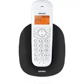 Brondi Téléphone sans fil DECT Manta avec identification de l'appelant Noir Blanc